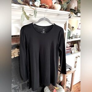 J Jill size Med long sleeves black top